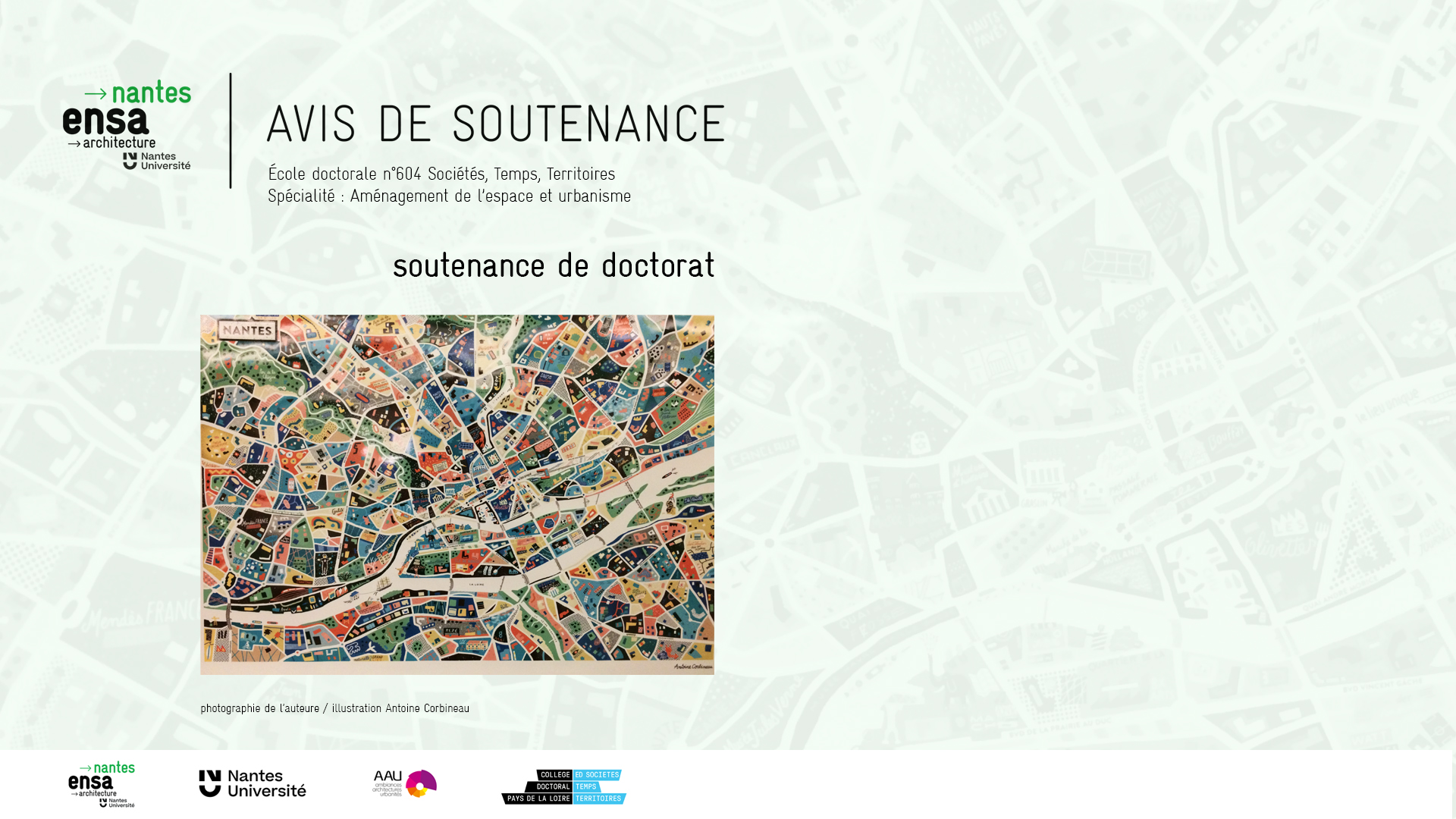 visuel de la soutenance de hhèse de doctorat de Sevil Seten